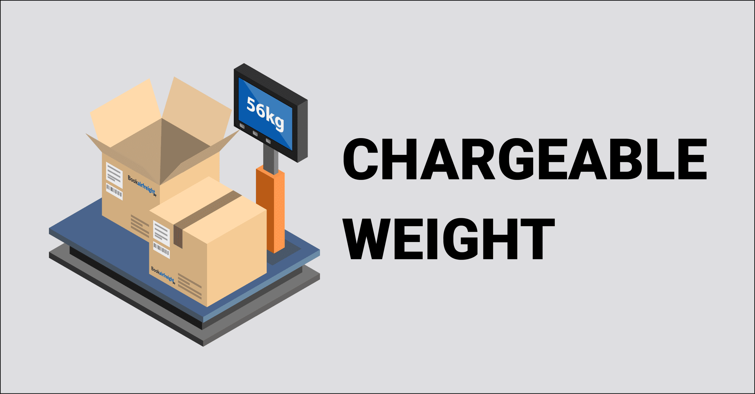 تفاوت وزن واقعی و وزن حجمی (Chargeable Weight)